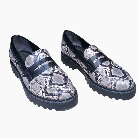 Sam Edelman Circus Desmond Python Print Lug Sole Loafers Women's Size 7.5 - Picture 8 of 8